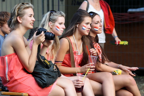 西班牙奪冠 馬德里球迷