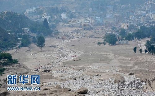 舟曲地質災害遇難人數升至1117人 災區社會功能正恢復