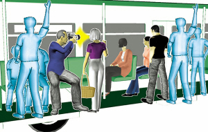 老人拍攝不肯讓座姑娘欲傳上網 對方報警