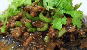 肉末醬茄子 菜譜圖片