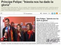 西班牙王室盛贊奪冠英雄 王后：他們成全國驕傲