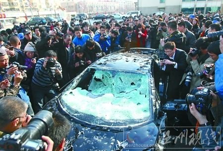 4S店越修越壞 青島車主怒砸300萬蘭博基尼