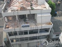 溫州市區解放街五馬轄區打繩巷社區45號違建被拆除