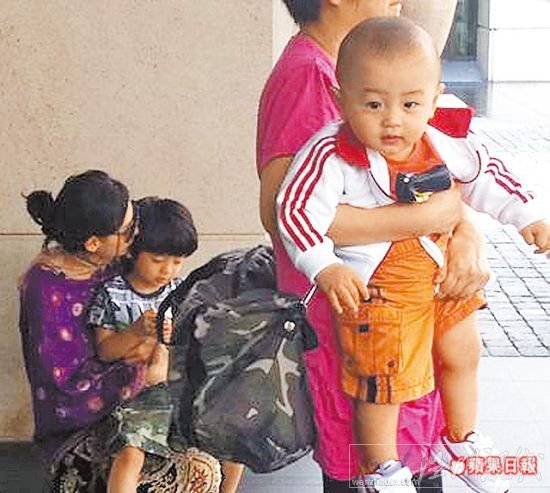 張柏芝（左起）曾帶兒子Lucas、Quintus曼谷度假