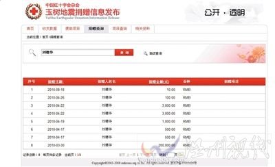 紅會捐贈信息平臺引五大質(zhì)疑