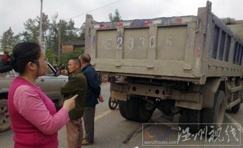 四川5歲幼童被貨車撞死