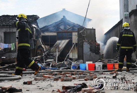 甌海區南白象街道霞坊村爆炸