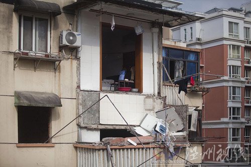 陽臺坍塌