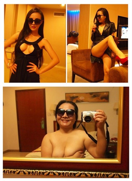 干露露母女再傳賣萌玉照 齊裸上陣史上一奇 干露露秀奶成癮