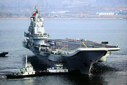 中國航母高速大轉(zhuǎn)彎試航