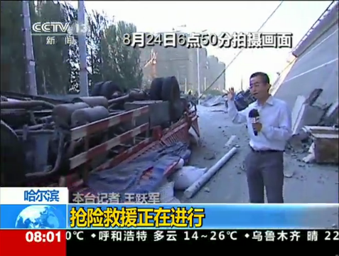 哈爾濱大橋坍塌