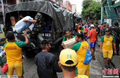 臺風“啟德”登陸菲律賓致2人死亡 數千民宅被淹