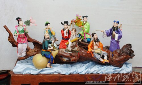 中國傳統民間工藝綢塑