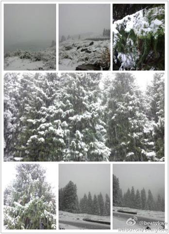 新疆部分地區雪花飄 烏魯木齊氣溫狂降17℃