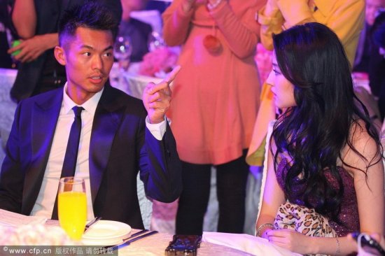 林丹與劉亦菲熱聊