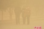 新疆羅布泊沙塵暴 11月2日新疆羅布泊遭遇沙塵暴