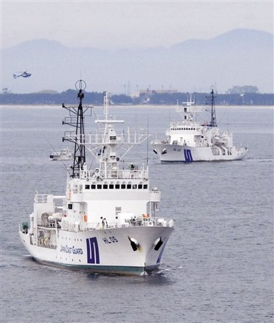 日將專設釣魚島護衛隊 配備600人及12艘巡邏船