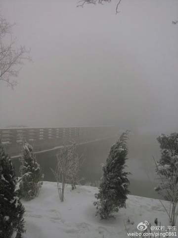 霧霾天氣持續 室外能見度非常差