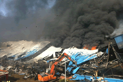 杭州友成機(jī)工大火 