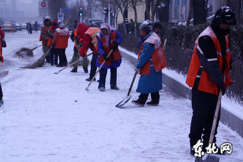 哈爾濱2月28日大雪