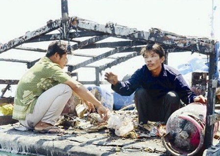 越南稱其漁船在西沙遭中國艦船射擊后起火