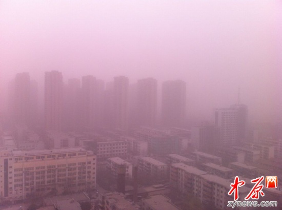 鄭州天氣沙塵暴