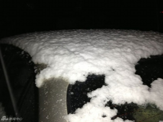 3月18日北京延慶下雪