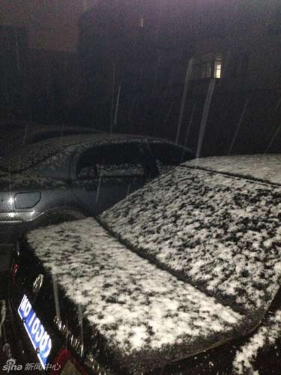 3月18日北京延慶下雪