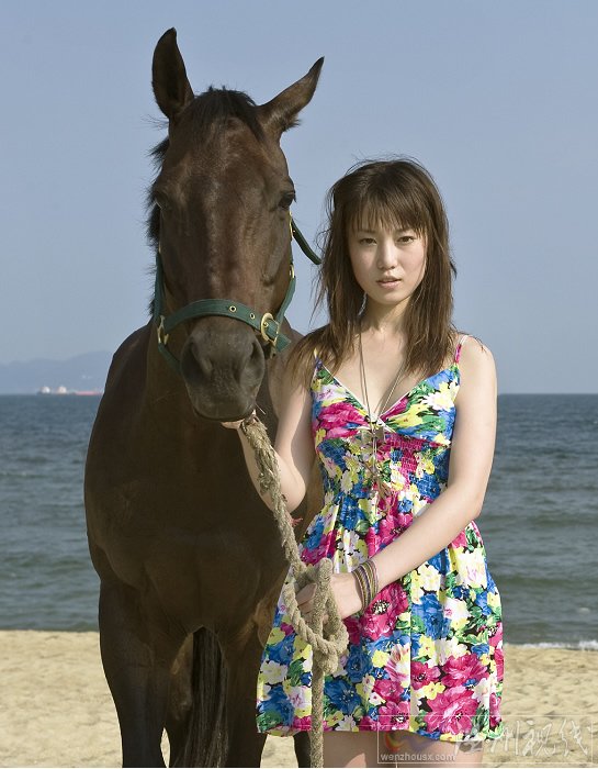 張小雨2010年在深圳玫瑰海岸的一組照片