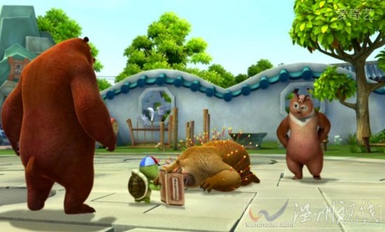 熊二感冒發高燒,翠花幫熊二針灸治療