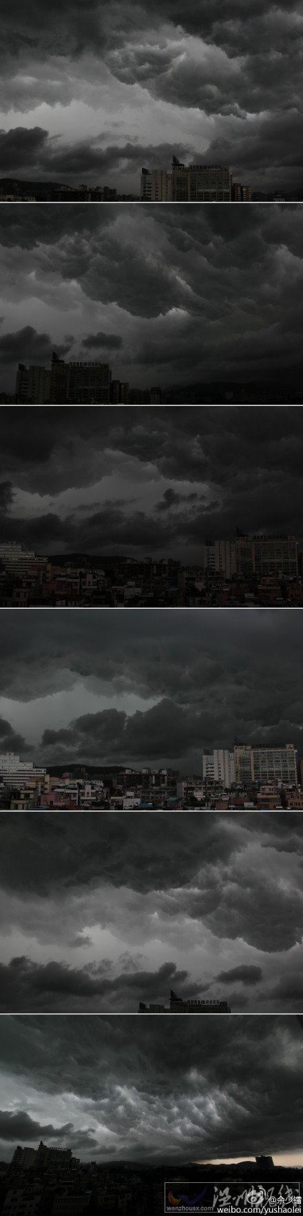 廣州暴雨 黑云壓城引發廣大網友浮想聯翩