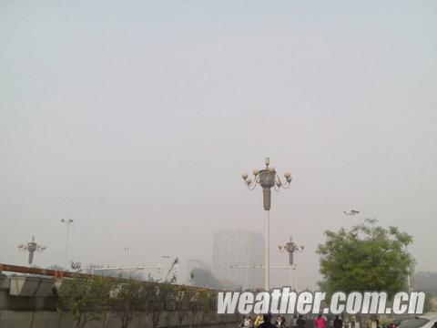河北6日大部有霧霾天氣 石家莊等7個縣市空氣達重度污染
