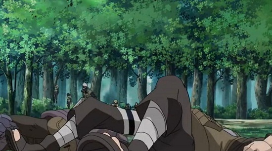 火影忍者508 卡卡西和凱打敗了忍刀七人眾的甚八·串丸組合