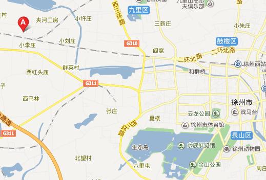 8月5日徐州大彭鎮車禍位置