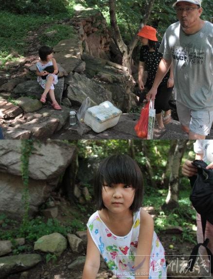 嶗山景區(qū)那位四歲的小女孩
