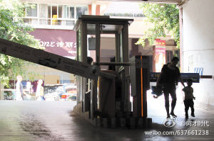 女司機夾死男嬰的車道