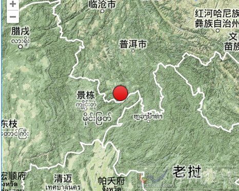 云南和緬甸交界地震