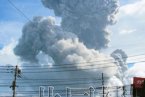 日本櫻島火山噴發 火山煙火山灰沖到3000米高空