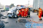 云陵車禍 福建云陵鎮(zhèn)下坂村牽引車與面包車發(fā)生車禍