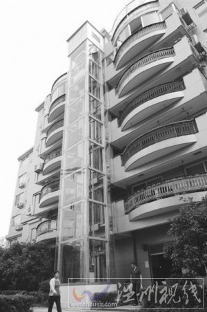 溫州小區(qū)觀光電梯圖片