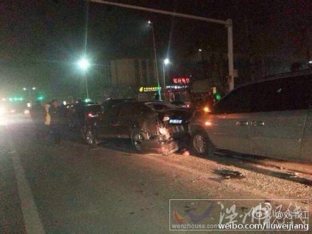 勝利路與開州路交通事故