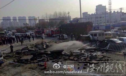 武漢硚口區(qū)爆炸事故