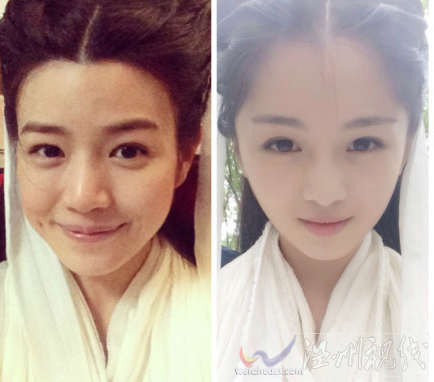 小龍女替身照片 新神雕小龍女替身比主角要好看