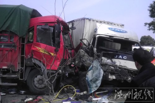 常州武南路交通事故現場