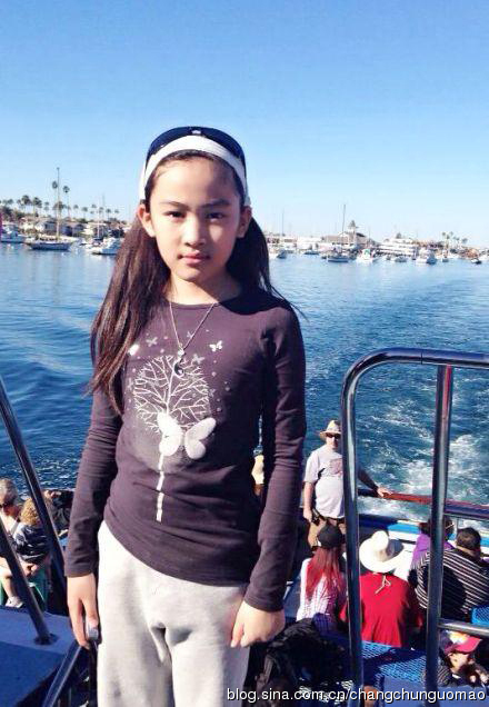 景天瞳小時候圖片