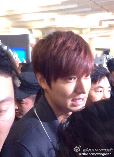 3月8日李敏鎬來杭州了 入住喜來登酒店