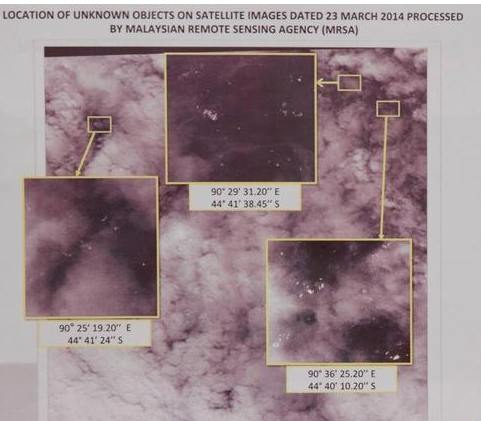 馬航殘骸最新消息:法國衛星發現馬航疑似殘骸是海鷗沒有殘骸