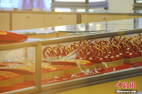 南寧發生金店劫案