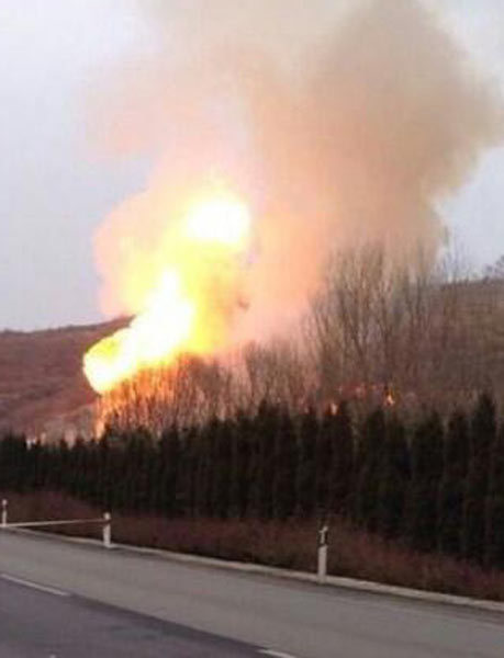 晉濟高速油罐車爆炸