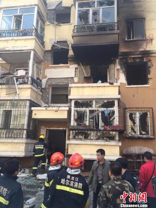 哈爾濱祥和家園小區(qū)燃氣爆炸3人受傷1人重傷